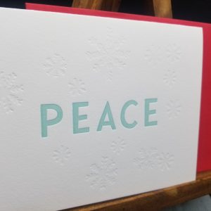 PEACE Folding Card