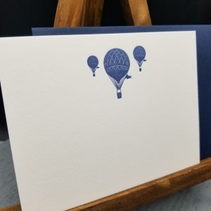 Hot Air Balloon Notecard Set
